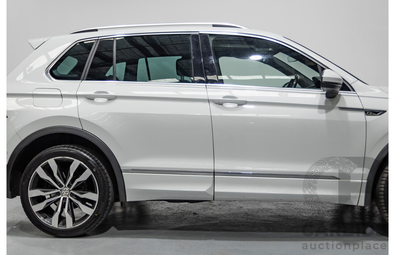 4/2019 Volkswagen Tiguan 162 TSI Highline R-Line Pack (AWD) 5NA MY19 4d Wagon Pure White Turbo 2.0L
