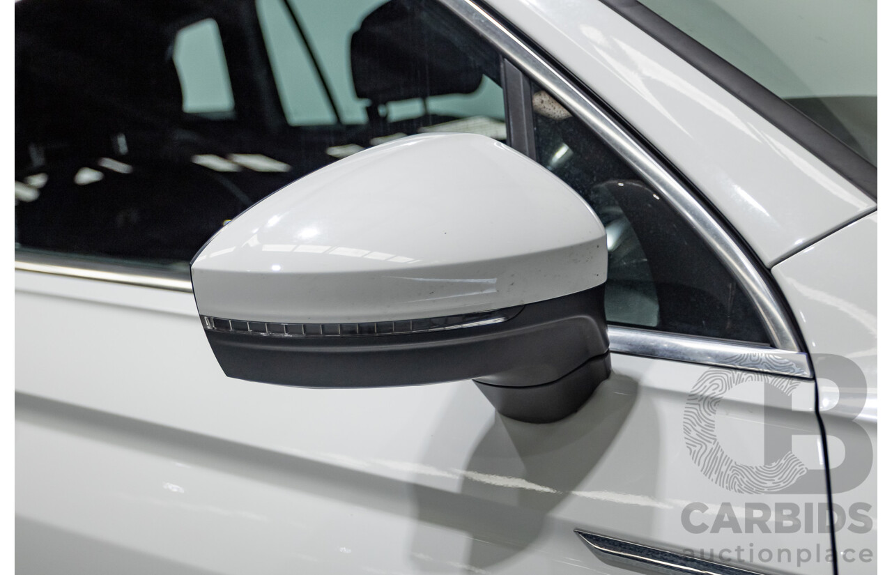 4/2019 Volkswagen Tiguan 162 TSI Highline R-Line Pack (AWD) 5NA MY19 4d Wagon Pure White Turbo 2.0L