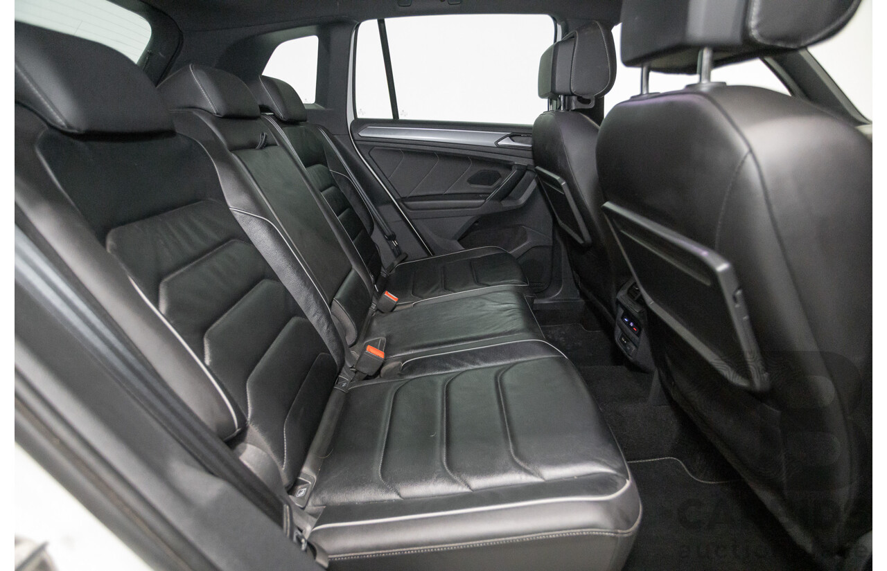4/2019 Volkswagen Tiguan 162 TSI Highline R-Line Pack (AWD) 5NA MY19 4d Wagon Pure White Turbo 2.0L