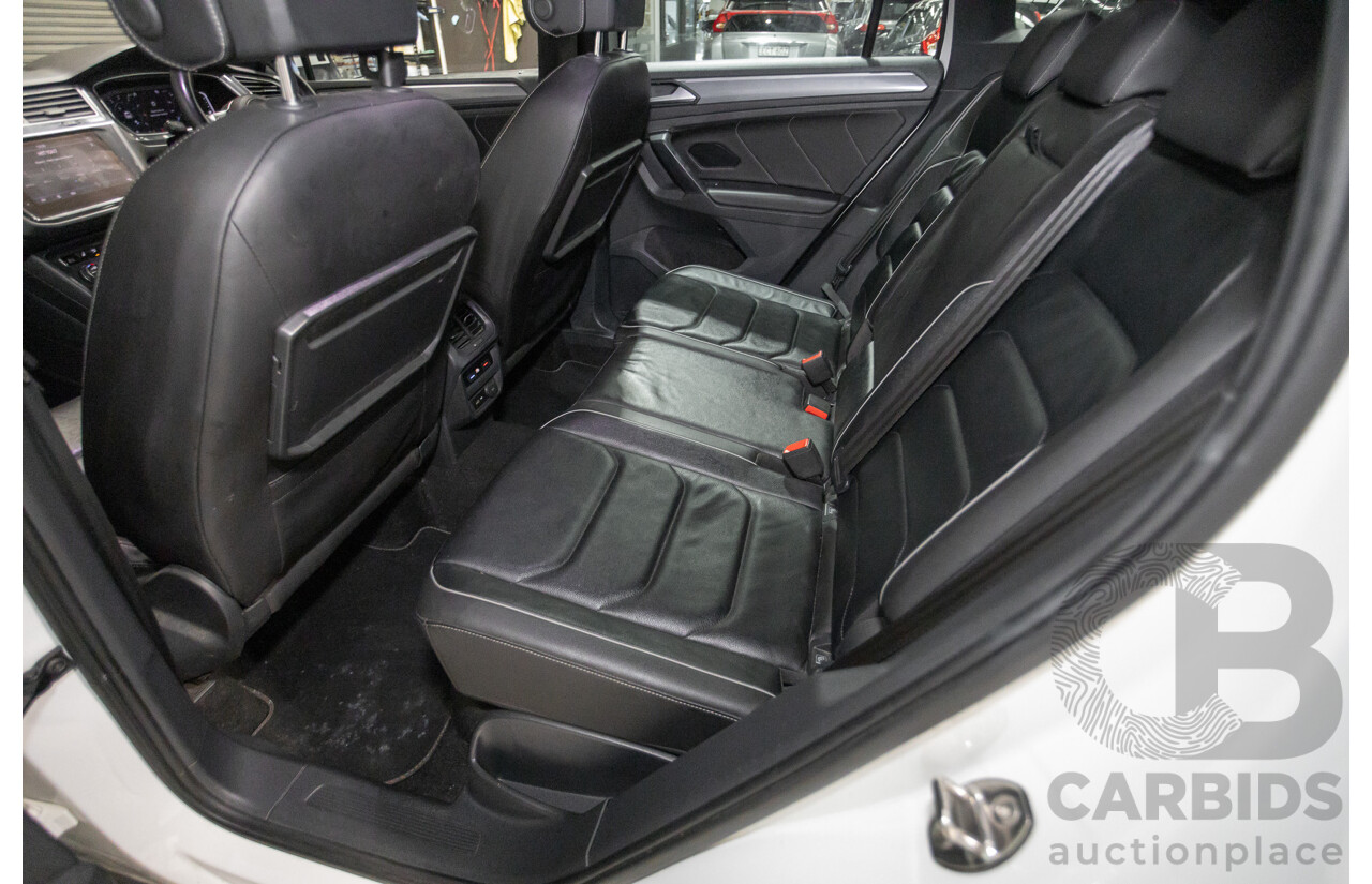 4/2019 Volkswagen Tiguan 162 TSI Highline R-Line Pack (AWD) 5NA MY19 4d Wagon Pure White Turbo 2.0L