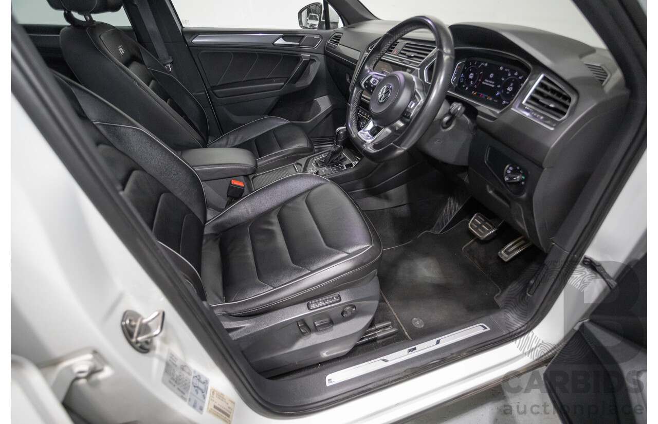 4/2019 Volkswagen Tiguan 162 TSI Highline R-Line Pack (AWD) 5NA MY19 4d Wagon Pure White Turbo 2.0L