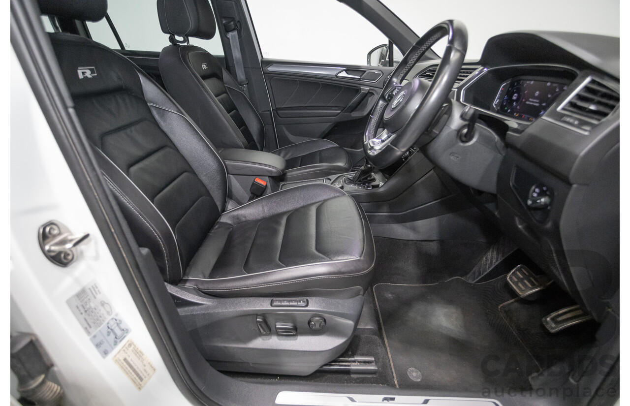 4/2019 Volkswagen Tiguan 162 TSI Highline R-Line Pack (AWD) 5NA MY19 4d Wagon Pure White Turbo 2.0L