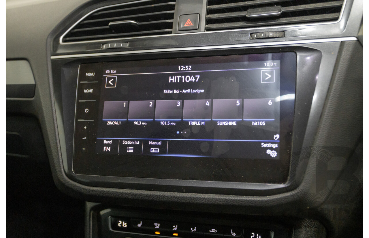 4/2019 Volkswagen Tiguan 162 TSI Highline R-Line Pack (AWD) 5NA MY19 4d Wagon Pure White Turbo 2.0L