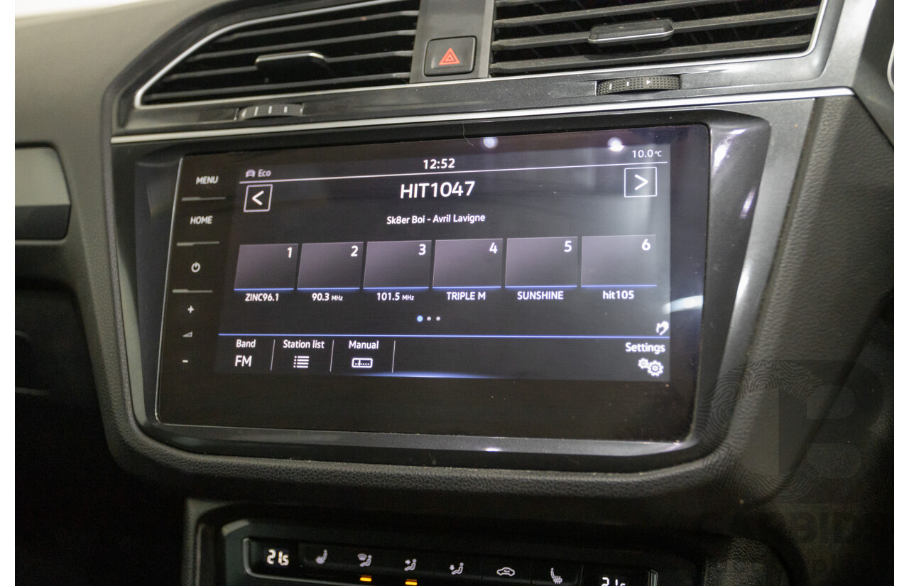 4/2019 Volkswagen Tiguan 162 TSI Highline R-Line Pack (AWD) 5NA MY19 4d Wagon Pure White Turbo 2.0L