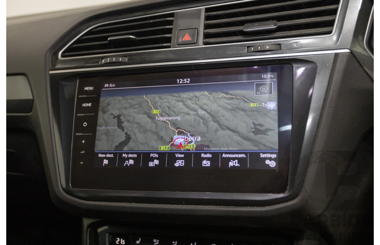 4/2019 Volkswagen Tiguan 162 TSI Highline R-Line Pack (AWD) 5NA MY19 4d Wagon Pure White Turbo 2.0L