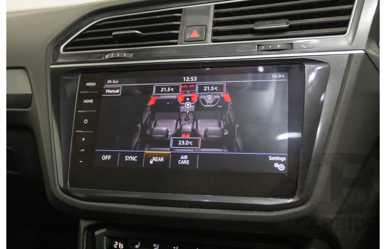 4/2019 Volkswagen Tiguan 162 TSI Highline R-Line Pack (AWD) 5NA MY19 4d Wagon Pure White Turbo 2.0L