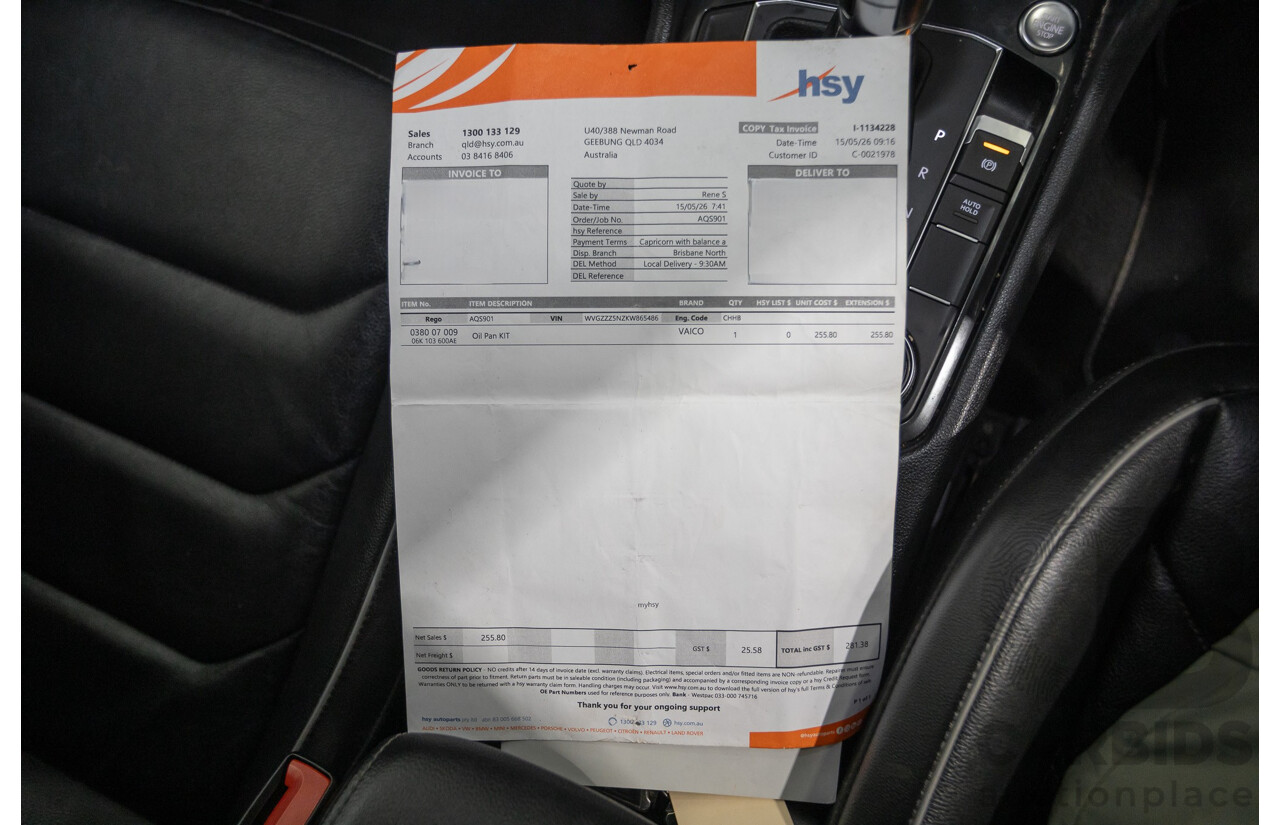 4/2019 Volkswagen Tiguan 162 TSI Highline R-Line Pack (AWD) 5NA MY19 4d Wagon Pure White Turbo 2.0L