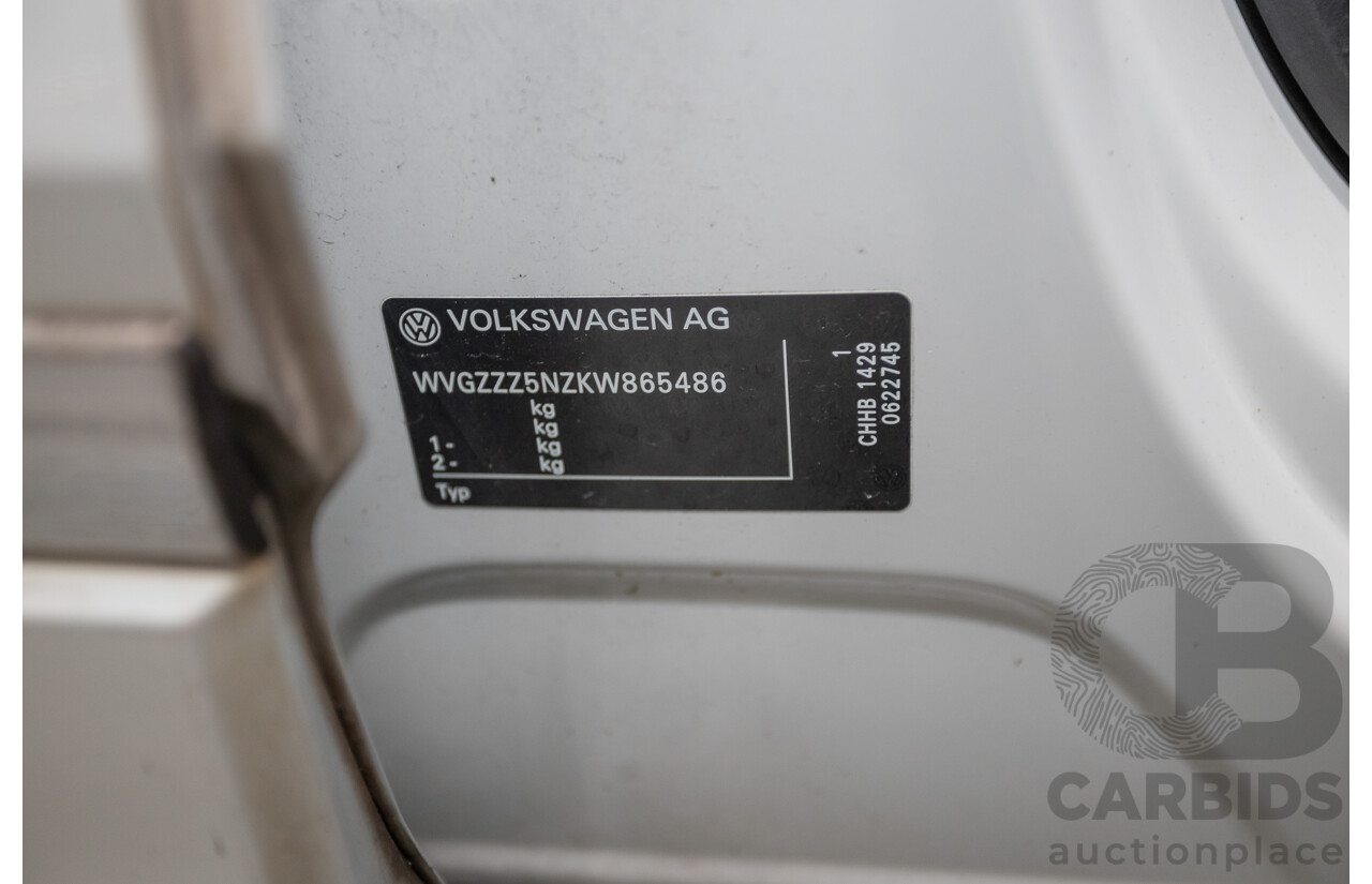 4/2019 Volkswagen Tiguan 162 TSI Highline R-Line Pack (AWD) 5NA MY19 4d Wagon Pure White Turbo 2.0L