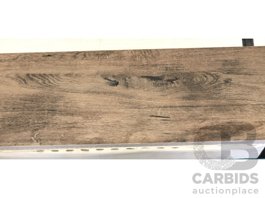 POLIS Slowood Mandorlo Matte 150mm X 1200mm Italian Floor & Wall Tiles - 22.68m2 - Brand New - ORP $2,041.20