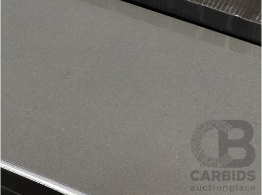 Durastone Ash Grey Polished 300mm X 900mm Porcelain Wall/Floor Tiles - 10.8m2 - Brand New - ORP $702.00