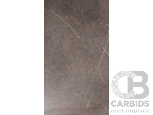 Black Pietra Matt 300mm X 600mm )Porcelain Wall & Floor Tiles - 7.2m2 - Brand New - ORP $468.00