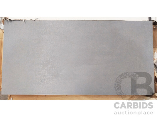 Industrial Plomb Soft 300mm X 600mm ) Made in Italy Porcelain Wall & Floor Tiles - 9.72m2 - Brand New - ORP $1,069.20