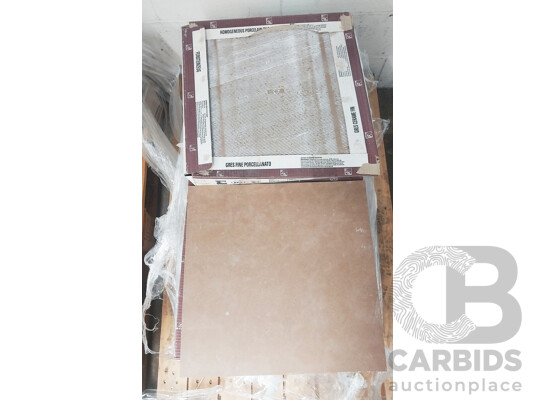 REX Tabacco Matt ( 450mm X 450mm ) Made in Italy - Porcelain Wall & Floor Tilest - 12.81m2 - Brand New - ORP $1,409.10