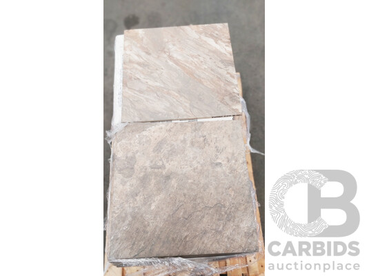 SANT'AGOSTINO Earth Kashmir ( 450mm X 450mm ) Made in Italy - Porcelain Wall & Floor Tiles - 19.44m2 - Brand New - ORP $1,652.40