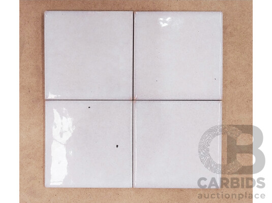 PRIME Lampedusa Rosa Gloss ( 100mm X 100mm ) Made in Italy - Porcelain Wall & Floor Tiles - 27m2 - Brand New - ORP $2,295.00