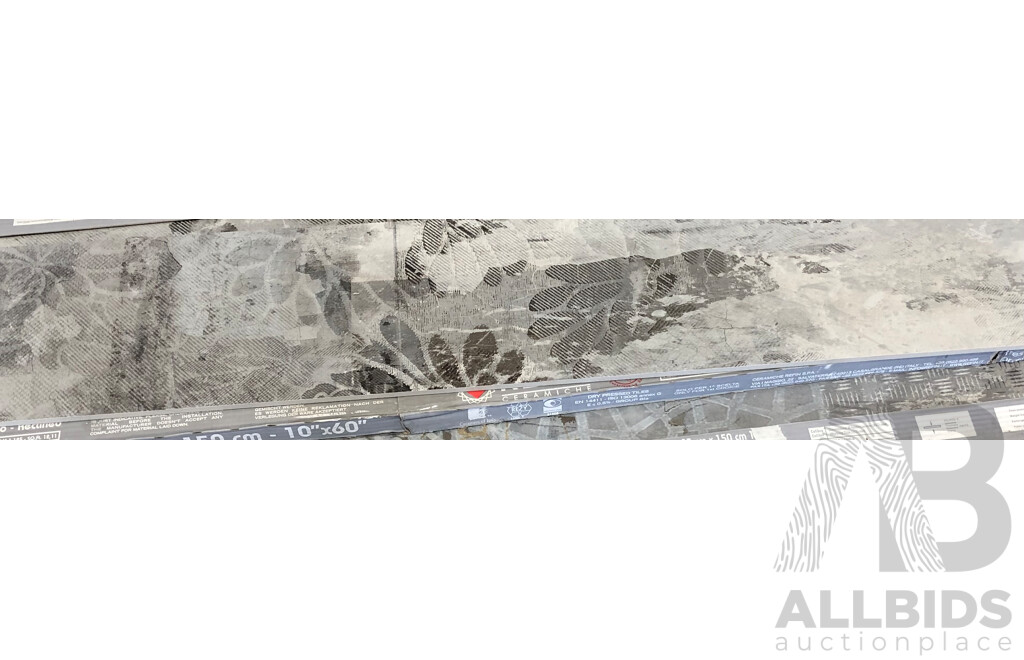 Design Industry Raw Shadow Light 250mm X 1500mm Italian Wall & Floor Tiles - 7.88m2 - Brand New - ORP $1418.40
