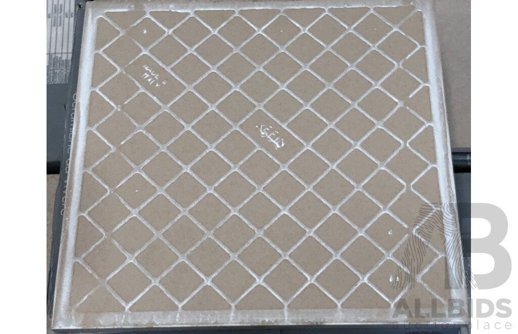 REFFIN Pietra Dolomitcia Textured 300mm X 300mm Italian Wall & Floor Tiles - 11.88m2 - Brand New - ORP $1009.80