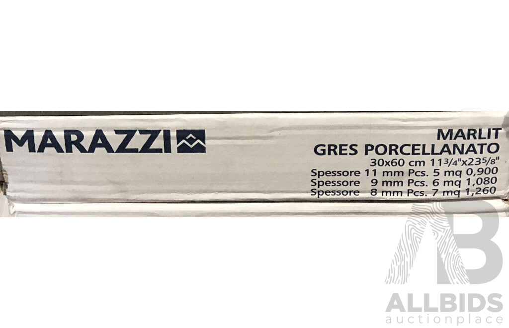 MARAZZI Fusion Anthracite Matte 300mm X 600mm Italian Wall & Floor Tiles - 15.3m2 - Brand New - ORP $1147.50