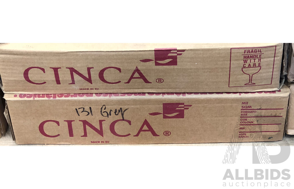 CINCA #131 Grey Mosaic 350mm X 350mm Porcelain Wall & Floor Tiles - 32.34m2 - Brand New - ORP $2,748.90