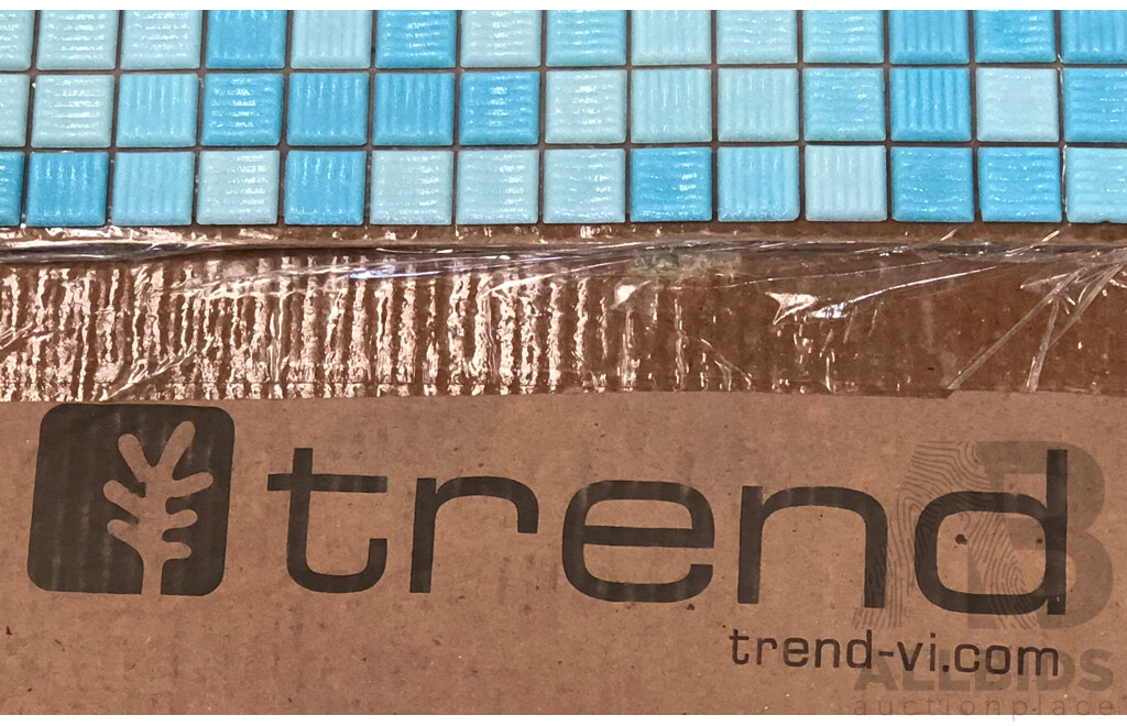 Trend Tropical Sun Glass Mosaic Blend Italian 20mm X 20mm Glass Wall/Floor Tiles - 20m2 - Brand New - ORP $2244.00