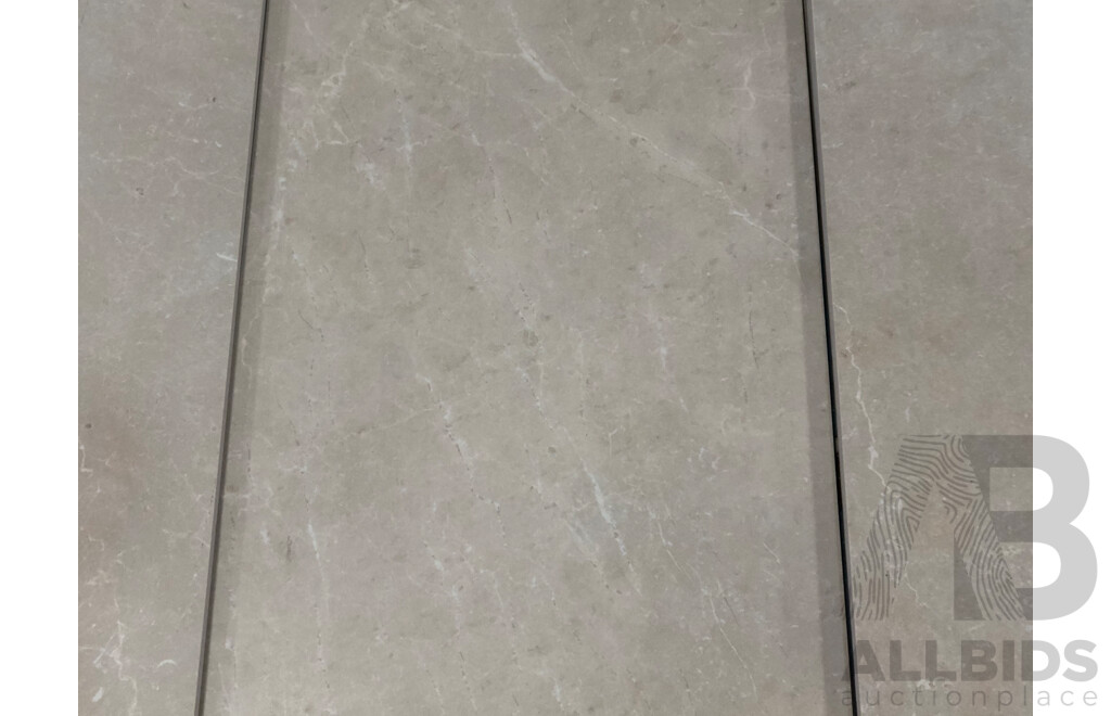 MARCA CORONA Beigestone Reflex Lappato 300mm X 600mm Italian Floor & Wall Tiles - 7.56m2 - Brand New - ORP $718.20