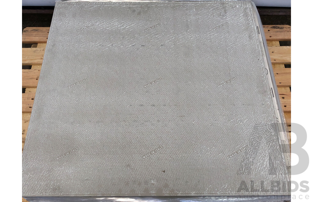FLORIM Rawtech Mud Matte 800mm X 800mm Italian Floor & Wall Tiles - 7.68m2 - Brand New - ORP $844.80