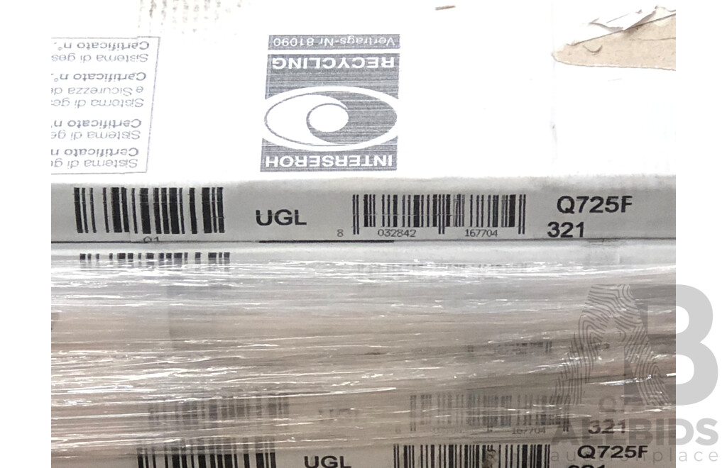 FLORIM Rawtech Mud Matte 800mm X 800mm Italian Floor & Wall Tiles - 7.68m2 - Brand New - ORP $844.80