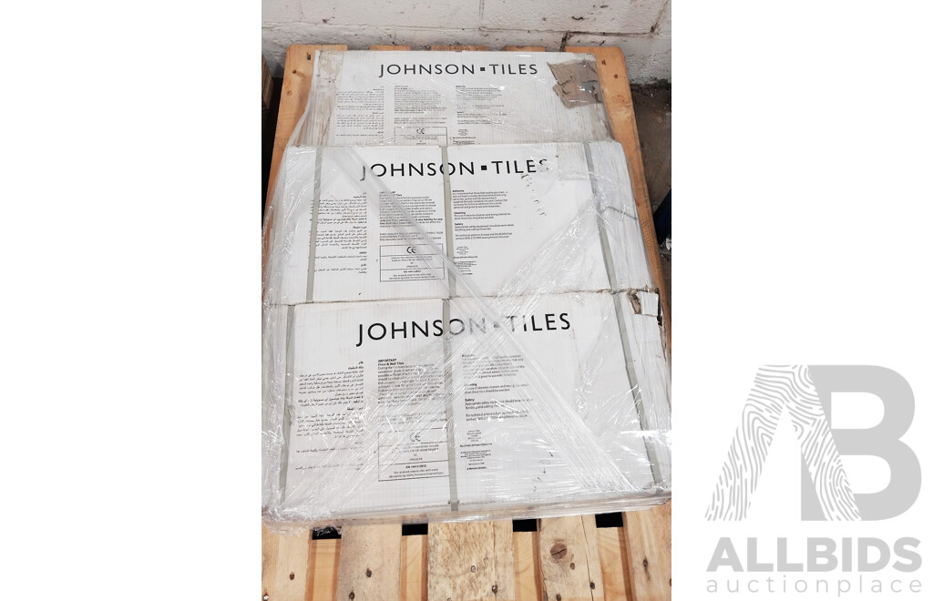 Johnson Modern Grey Polished 300mm X 600mm )Porcelain Wall & Floor Tiles - 7.2m2 - Brand New - ORP $540.00