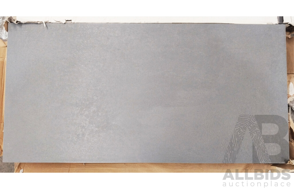 Industrial  Plomb Soft 300mm X 600mm ) Made in Italy Porcelain Wall & Floor Tiles - 9.72m2 - Brand New - ORP $1,069.20