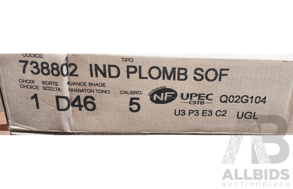 Industrial  Plomb Soft 300mm X 600mm ) Made in Italy Porcelain Wall & Floor Tiles - 9.72m2 - Brand New - ORP $1,069.20