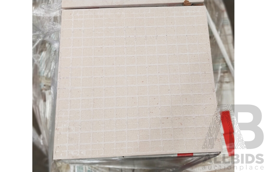 (GP44302) White Horse  Beige Matt 400mm X 400mm ) Porcelain Wall & Floor Tiles - 40.96m2 - Brand New - ORP $2,662.40