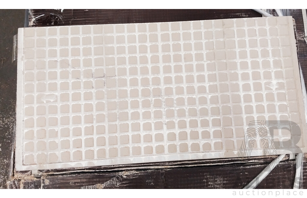 Greige Polished 300mm X 600mm ) Porcelain Wall & Floor Tiles - 11.88m2 - Brand New - ORP $772.20