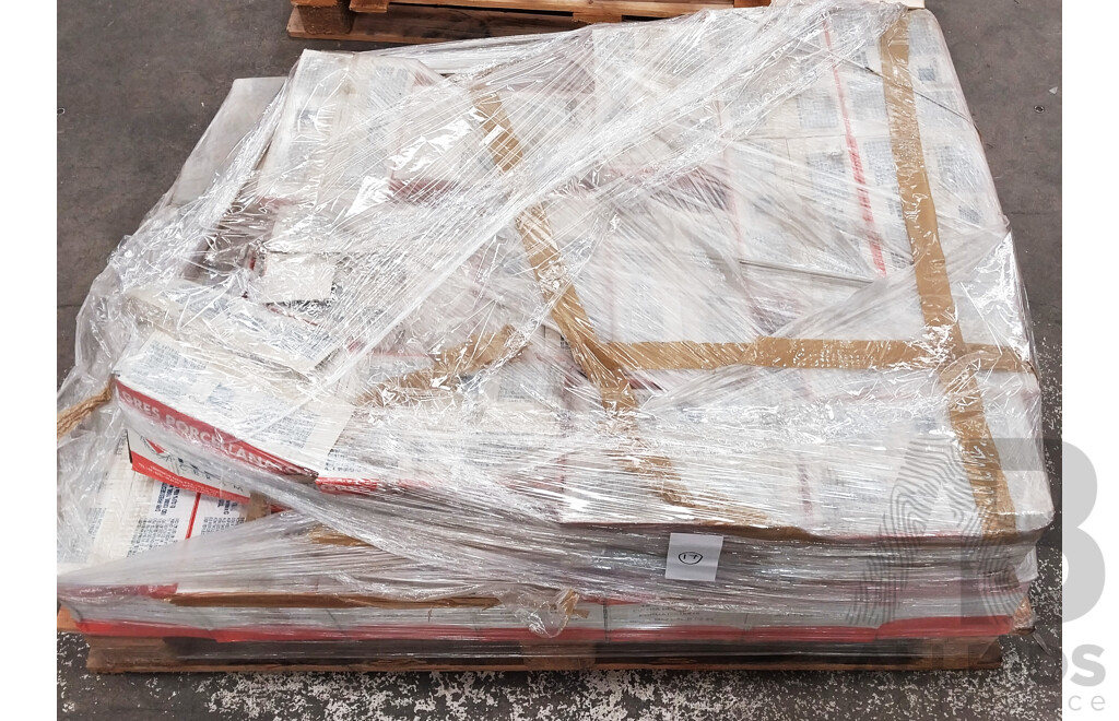 Pietra Dolomitica Mix Structured 150mm X 150mm ) Made in Italy Porcelain Wall & Floor Tiles - 18.9m2 - Brand New - ORP $1,606.50