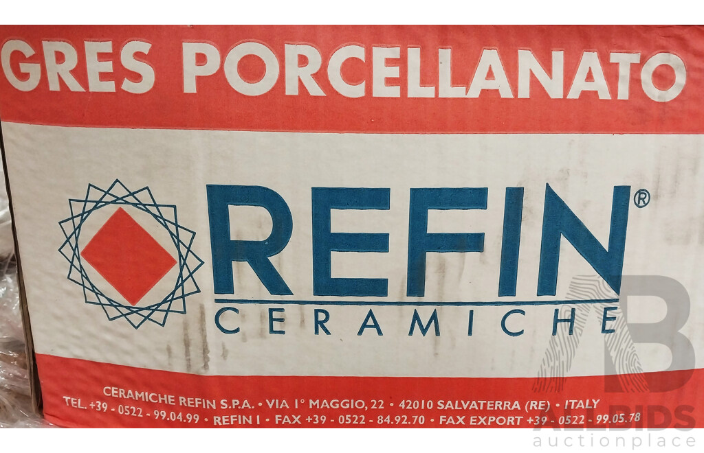 Pietra Dolomitica Mix Structured 150mm X 150mm ) Made in Italy Porcelain Wall & Floor Tiles - 18.9m2 - Brand New - ORP $1,606.50