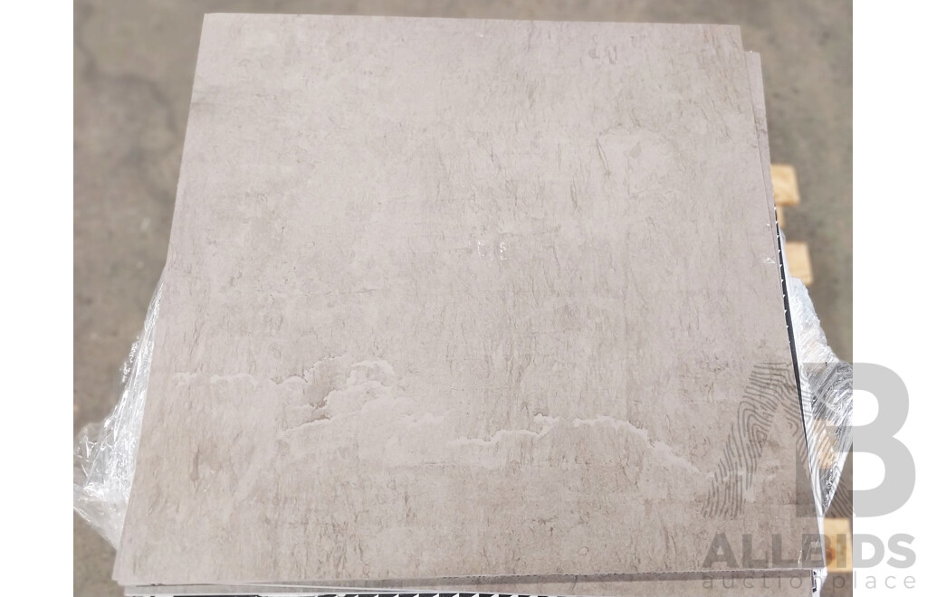 REX Logica Anthracite Matt 600mm X 600mm ) Made in Italy Porcelain Wall & Floor Tiles - 10.8m2 - Brand New - ORP $1,188.00