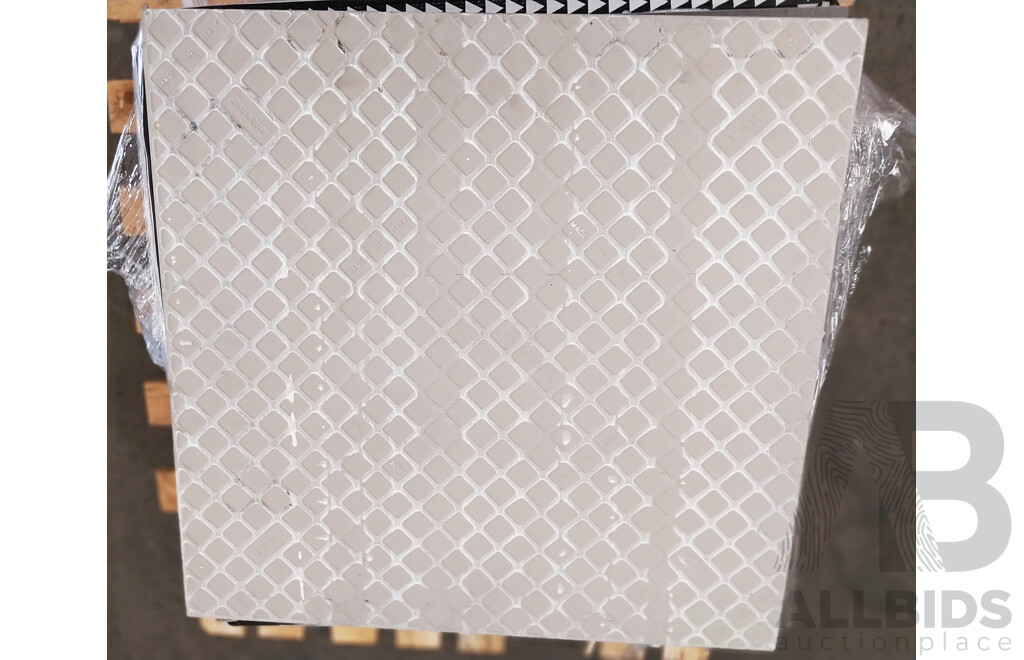 REX Logica Anthracite Matt 600mm X 600mm ) Made in Italy Porcelain Wall & Floor Tiles - 10.8m2 - Brand New - ORP $1,188.00