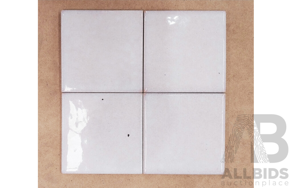 PRIME Lampedusa Rosa Gloss ( 100mm X 100mm ) Made in Italy - Porcelain Wall & Floor Tiles - 27m2 - Brand New - ORP $2,295.00