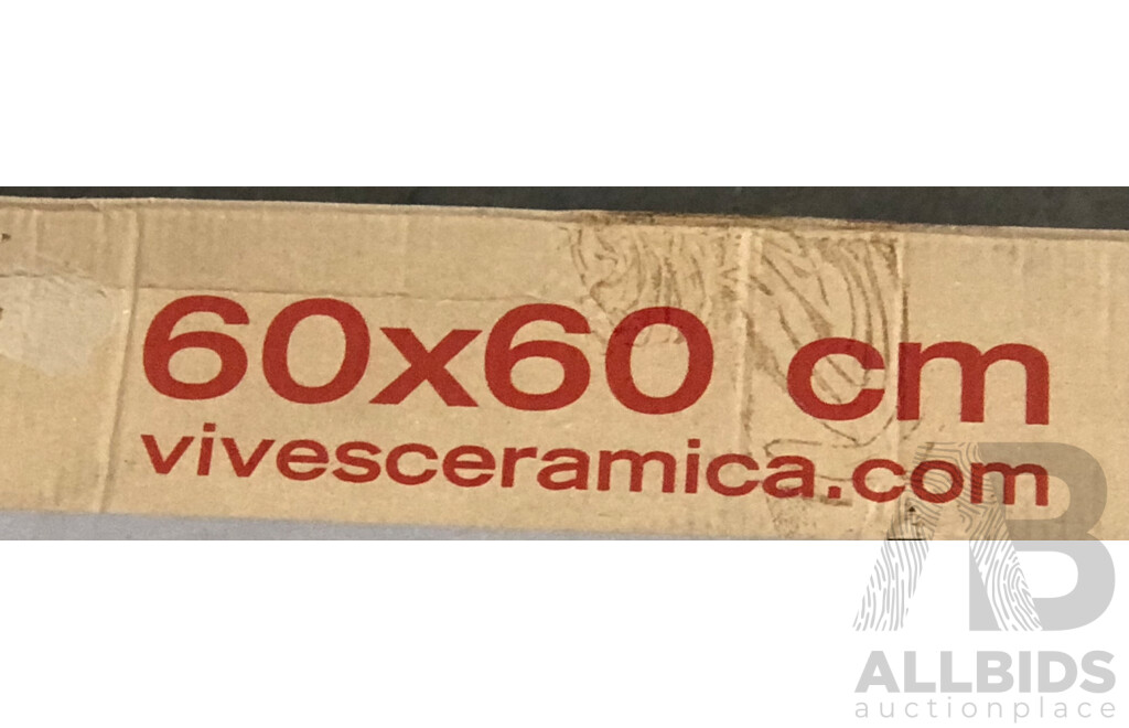 VIVES Massena Siena Matte 600mm X 600mm Spainish Wall & Floor Tiles - 12.96m2 - Brand New - ORP $972.00