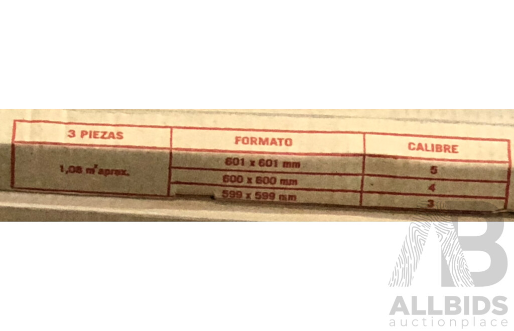 VIVES Massena Siena Matte 600mm X 600mm Spainish Wall & Floor Tiles - 12.96m2 - Brand New - ORP $972.00