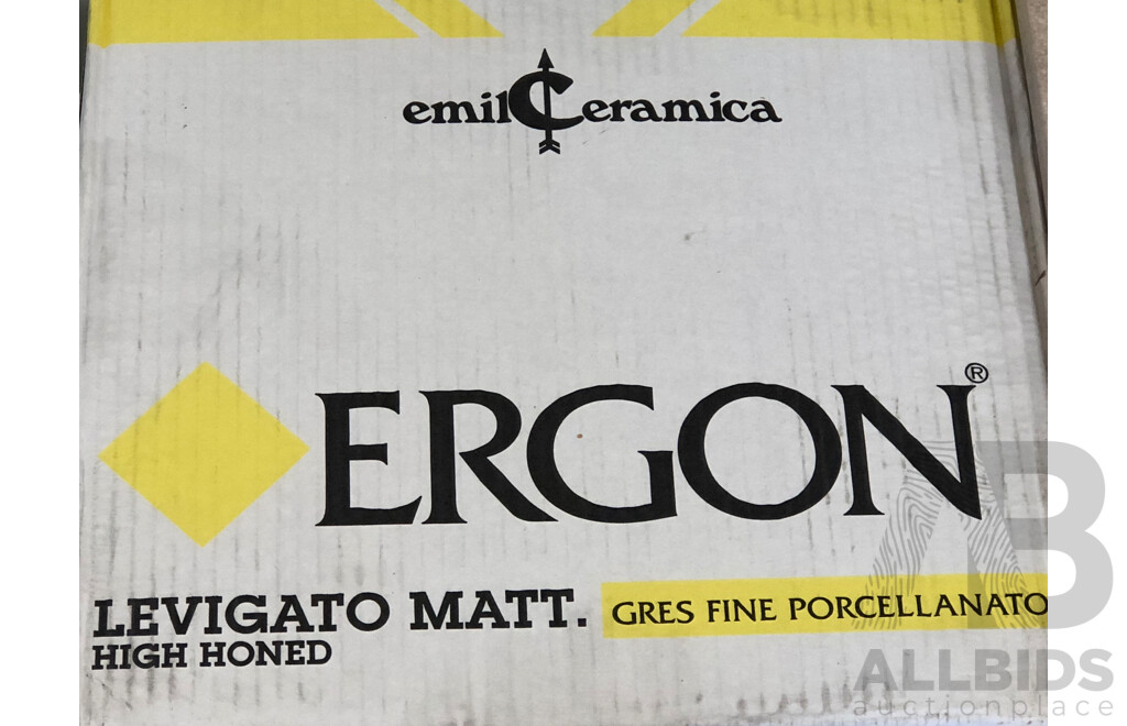 Ergon 30EN2M Beige Honed 300mm X 300mm Italian Wall & Floor Tiles - 18.9m2 - Brand New - ORP $1418.40