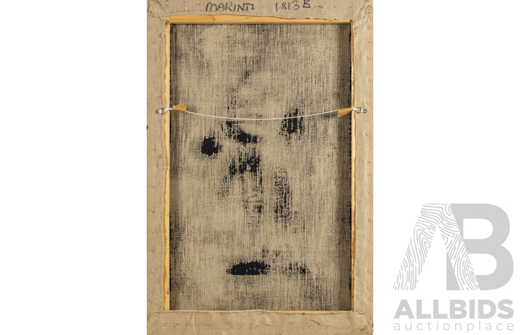 Makinti Napanangnka (20th Century, Indigenous-Australian, c.1930-2011), Lupulnga (2003), Original Acrylic on Belgian Linen, 90H x 62W cm