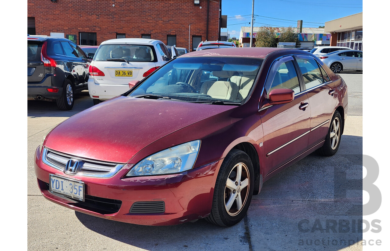 09/2004 Honda Accord VTi 40 4d Sedan Red 2.4L