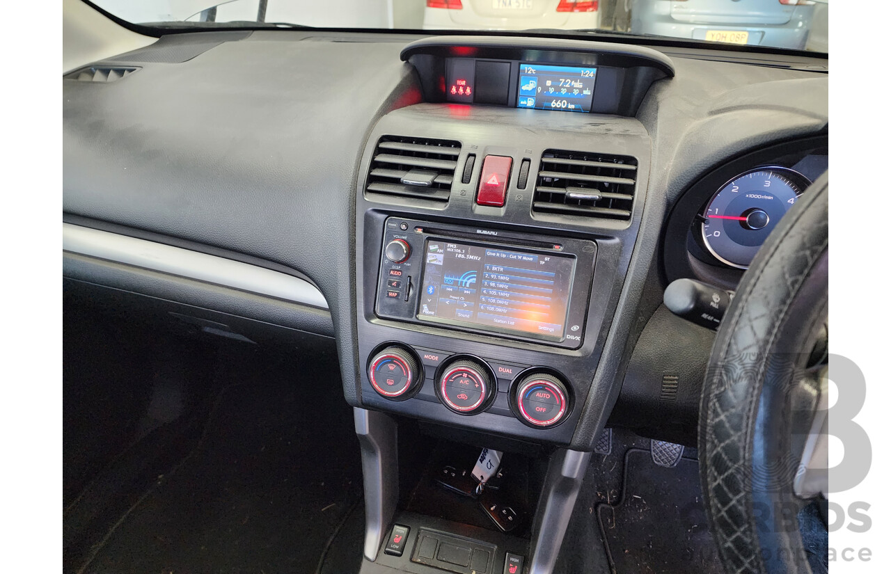 02/2013 Subaru Forester 2.0d-S MY13 4d Wagon Silver 2.0L
