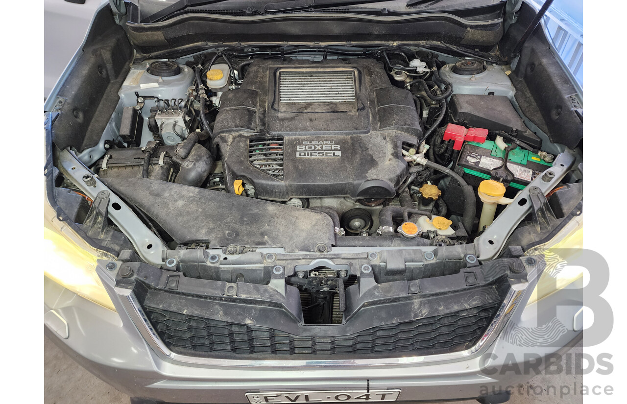 02/2013 Subaru Forester 2.0d-S MY13 4d Wagon Silver 2.0L