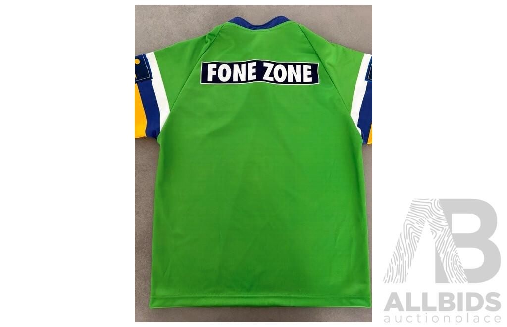 L37 - 2006 Signed Canberra Raiders 25th Anniversary Jersey
