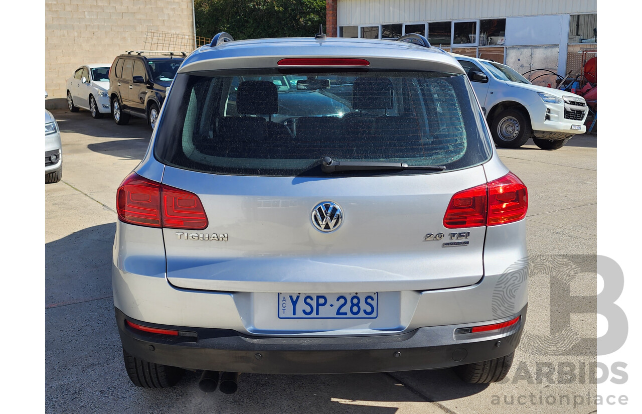 10/2011 Volkswagen Tiguan 125 TSI 5NC MY11 4d Wagon Silver 2.0L