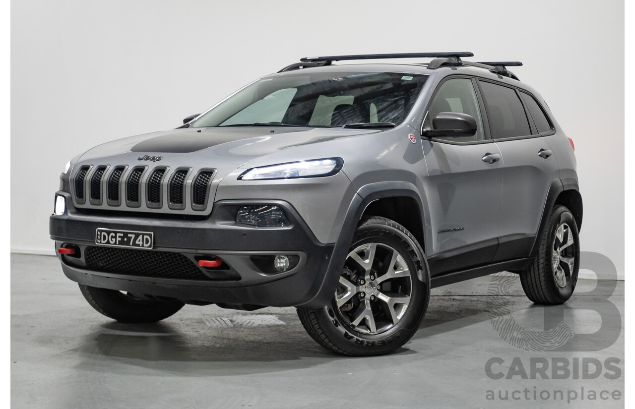 08/2014 Jeep Cherokee Trailhawk (4x4) KL 4D Wagon Billet Silver Metallic 3.2L