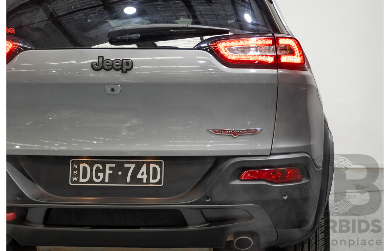 08/2014 Jeep Cherokee Trailhawk (4x4) KL 4D Wagon Billet Silver Metallic 3.2L