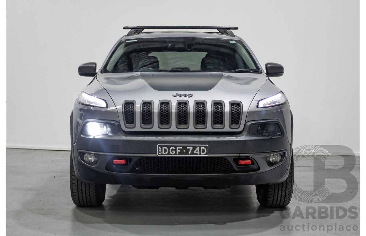 08/2014 Jeep Cherokee Trailhawk (4x4) KL 4D Wagon Billet Silver Metallic 3.2L