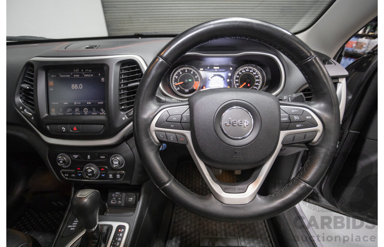 08/2014 Jeep Cherokee Trailhawk (4x4) KL 4D Wagon Billet Silver Metallic 3.2L